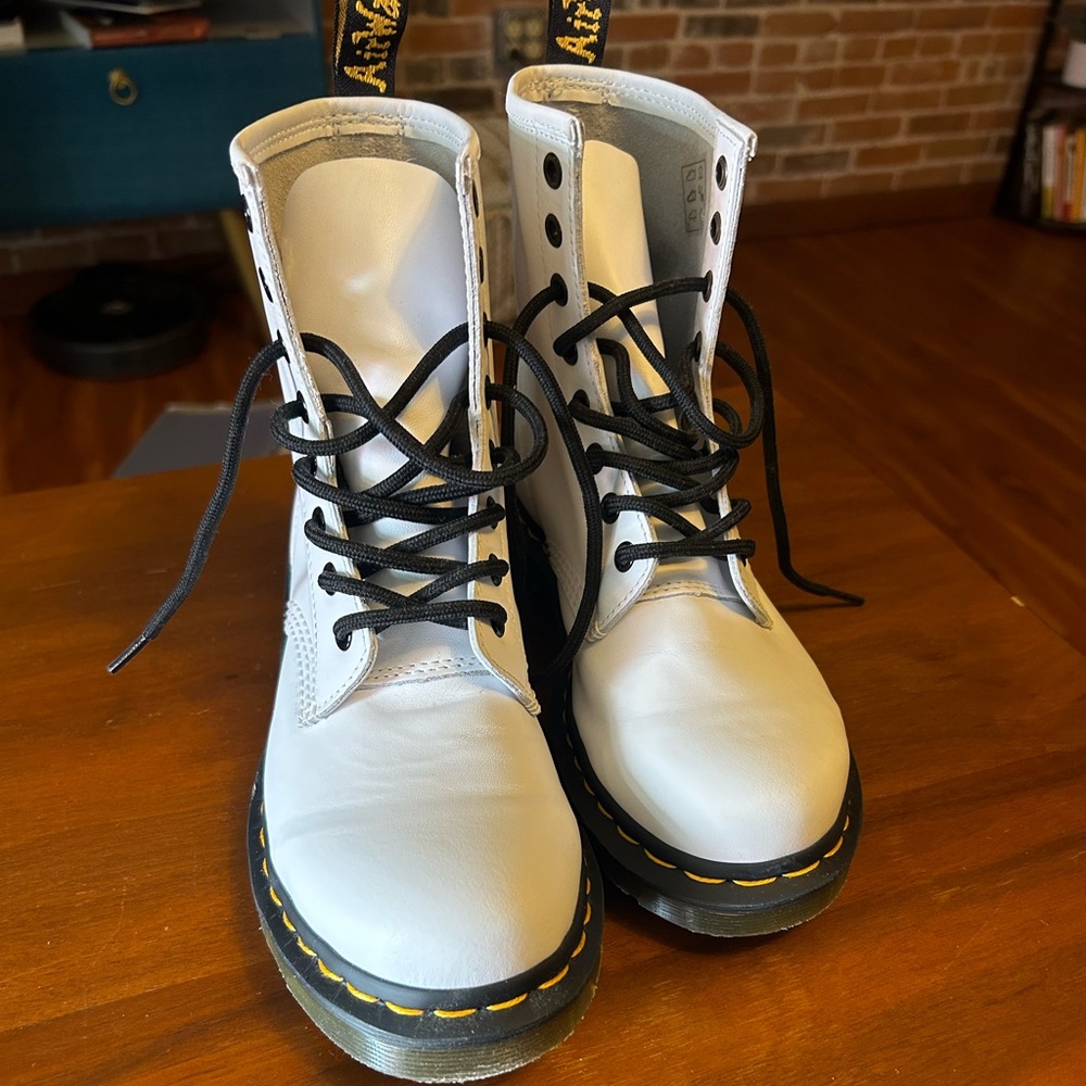 The Original 1460 Dr. Marten’s in White, women’s size 7